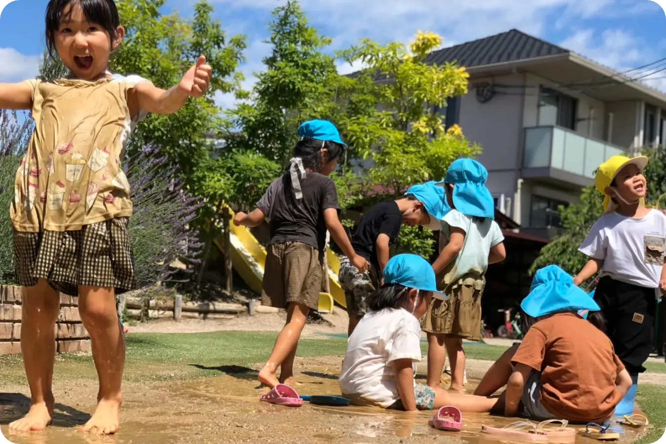 泥だらけになることも大切です