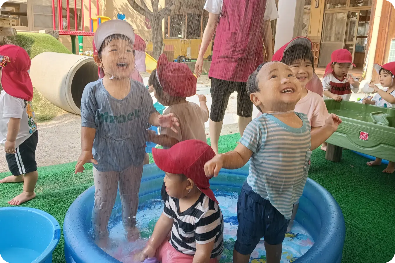 水あそび